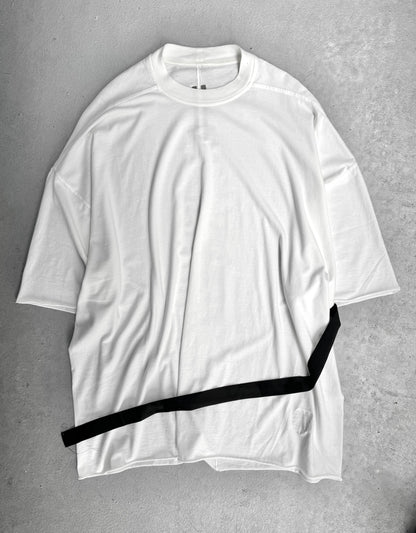 Rick Owens DRKSHDW SS24 "LIDO" MILK Oversized Tommy T-shirt