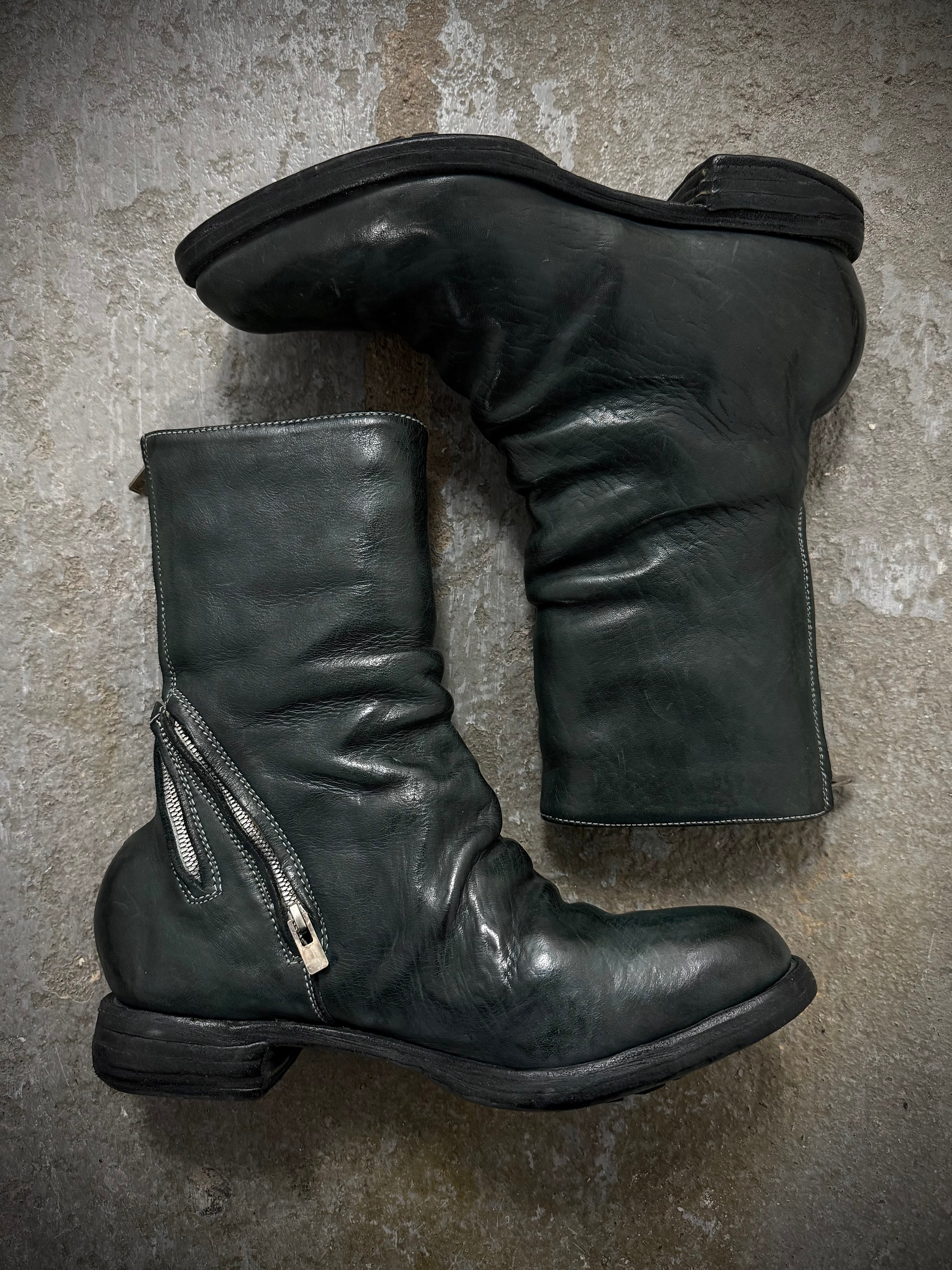 Carol Christian Poell Spur Biter Crimp Front Boots | DRIEW