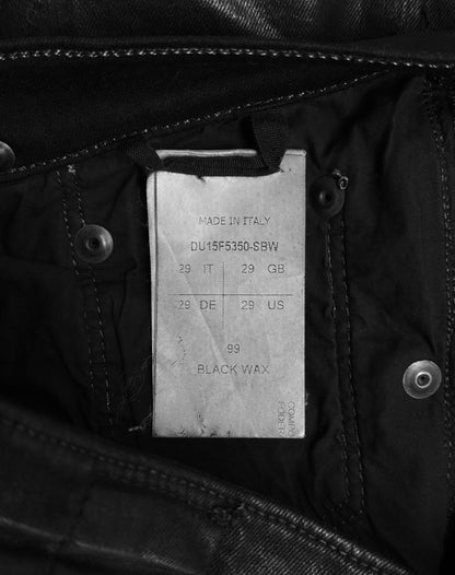 Rick Owens DRKSHDW AW15 “FAUN” SBW Heavy-waxed ‘Detroit Cut’ Skinny Denim
