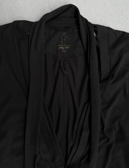MiharaYasuhiro AW07 Double-layered Drape Jersey Cardigan