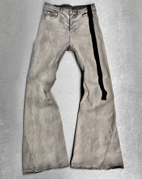 Rick Owens DRKSHDW AW23 Bias Spiral Flare Bootcut Denim – DRIEW