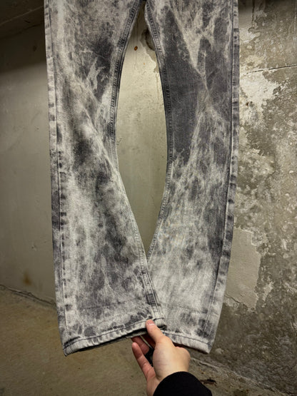 Maison Martin Margiela AW10 Grey Acid Wash Skinny Denim detail | DRIEW GARMENTS