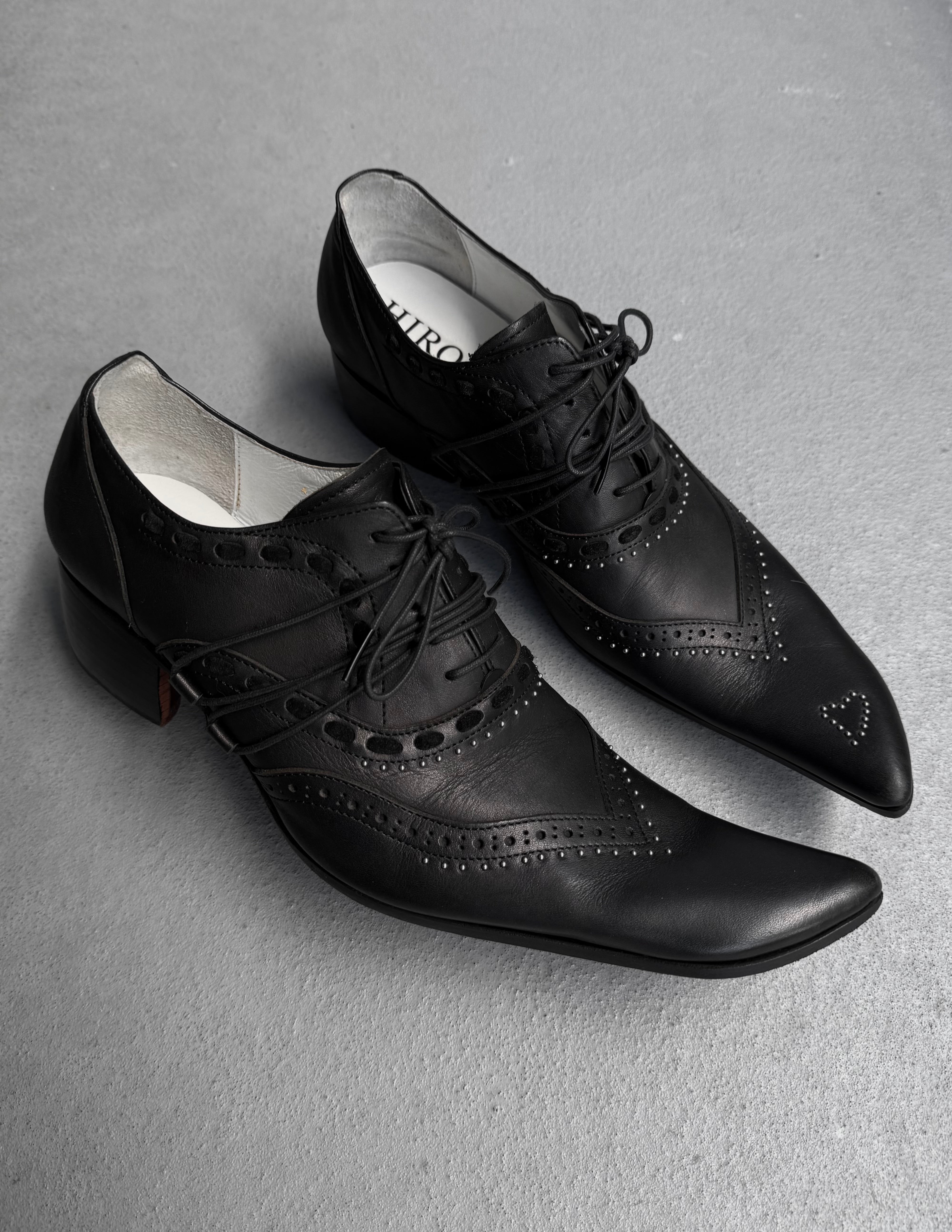 Archive Hiromu Takahara Roen スニーカー ゆうぽん様ROEN HIROMU TAKAHARA レザースニーカー - メルカリ