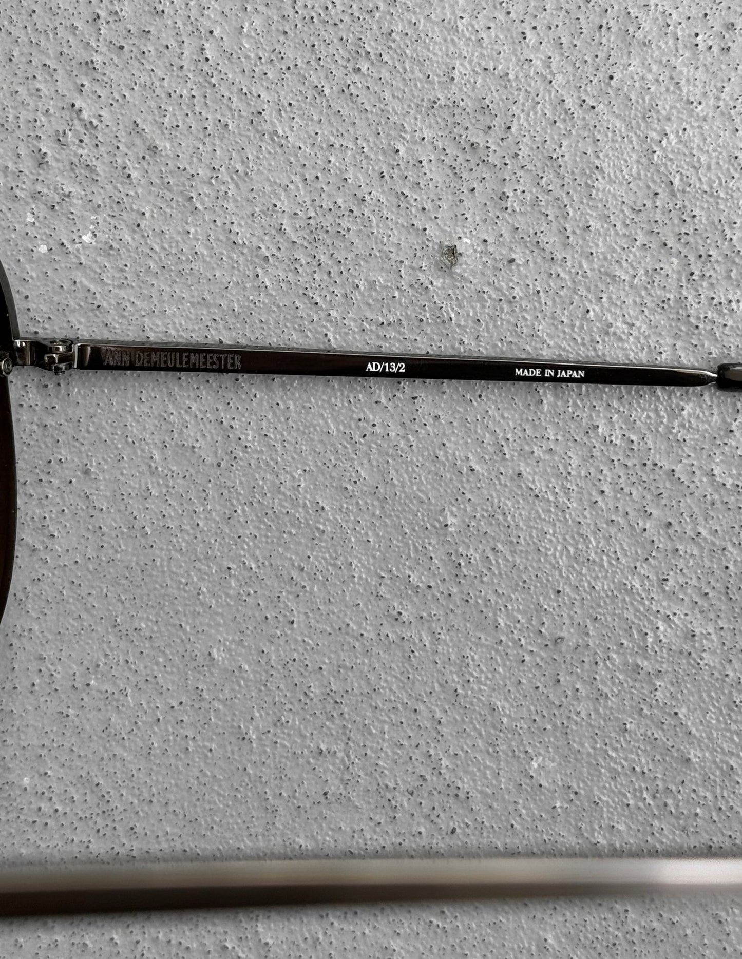 Ann Demeulemeester x Linda Farrow CAT.3 Titanium Gunmetal Aviator Sunglasses