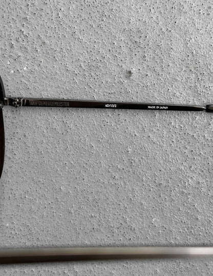 Ann Demeulemeester x Linda Farrow CAT.3 Titanium Gunmetal Aviator Sunglasses