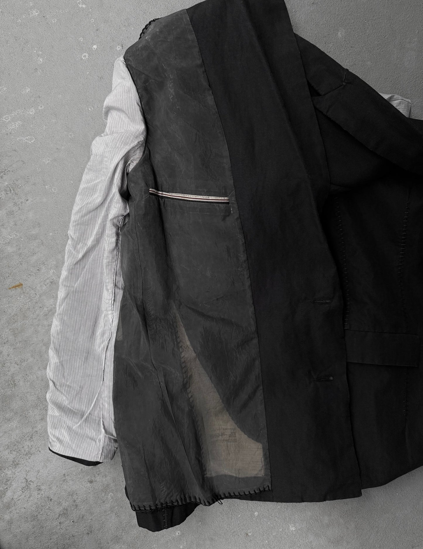 Leopold Bossert SS17 Overlock Stitch Classic Suit Jacket