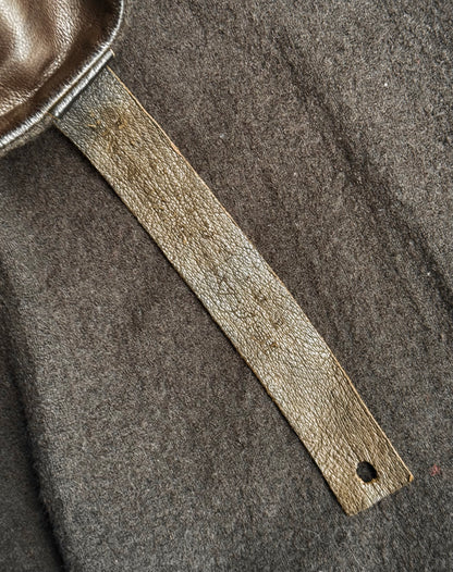 Isaac Sellam: “Experience” Lambskin Leather Hybrid Wool Vest