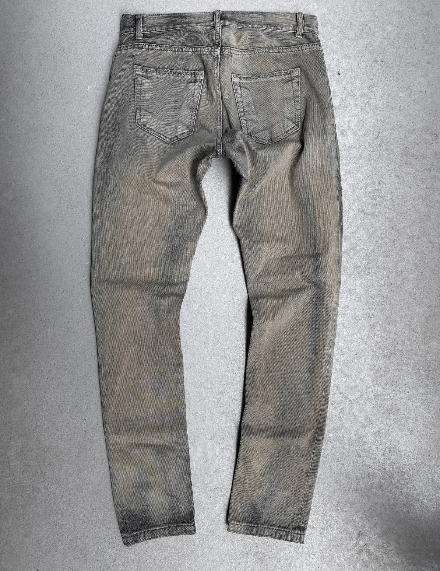 Rick Owens DRKSHDW AW10 “GLEAM” Mineral Wash ‘Torrence Cut’ Selvedge Denim