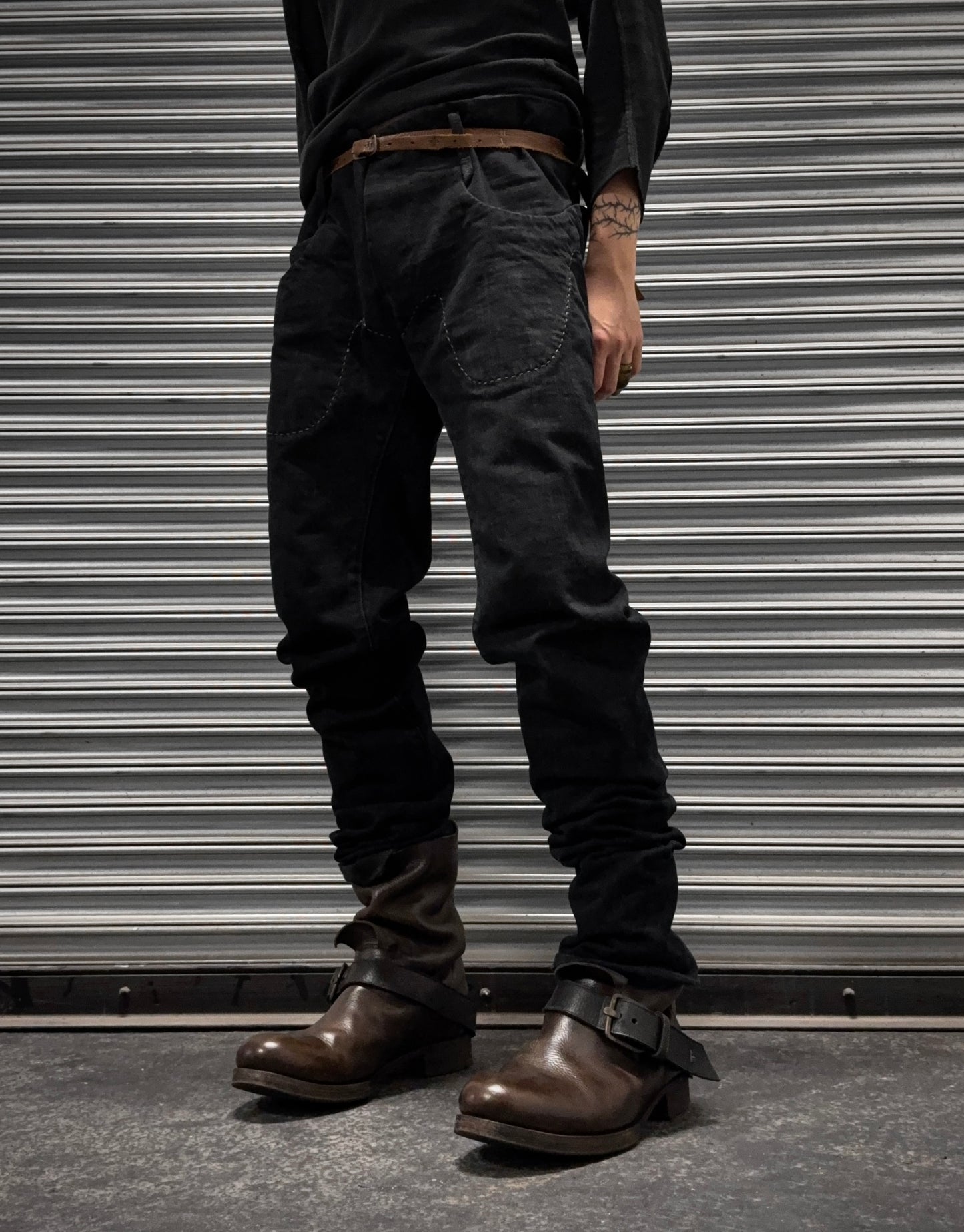 m.a+ by Maurizio Amadei ‘0P01.3' CDI 5-Pocket Indigo Bootcut Denim