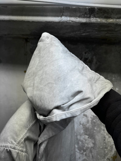 Rick Owens DRKSHDW AW10 "GLEAM" PEARL Hooded Padded Parka Coat detail | DRIEW GARMENTS