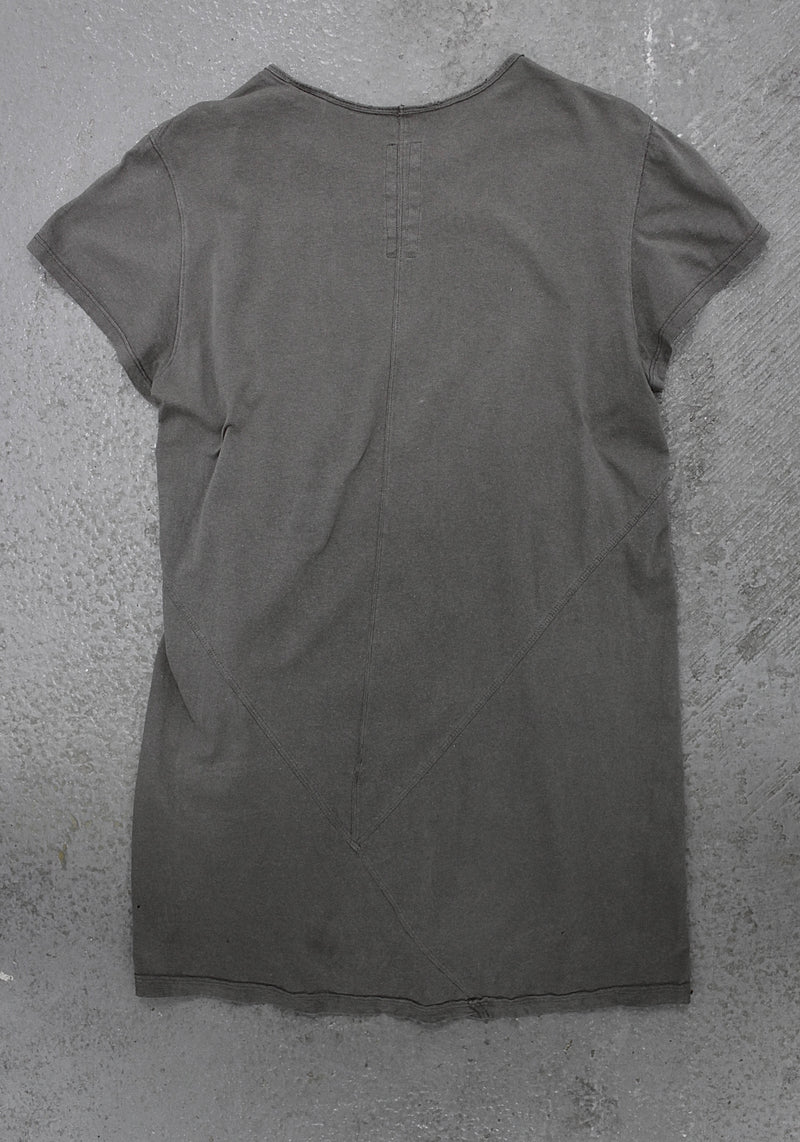 Rick Owens DRKSHDW AW12 "MOUNTAIN" DNA DUST Long T-shirt detail | DRIEW GARMENTS