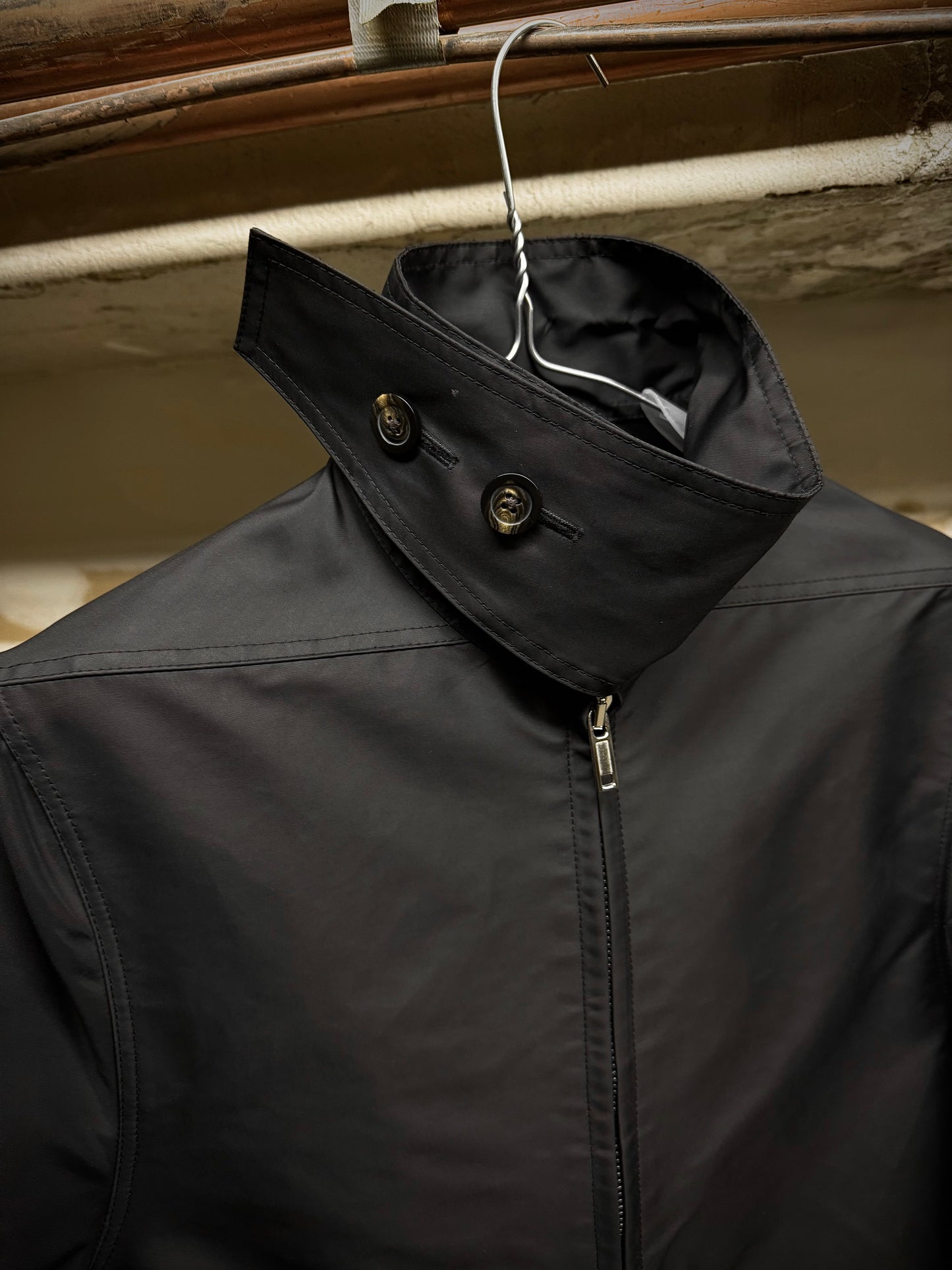 Rick Owens SS18 "DIRT" 'Jumbo Brother' Nylon Jacket detail | DRIEW GARMENTS