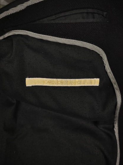 Carol Christian Poell AW01-02 "Public Freedom" High Neck Wool Coat detail | DRIEW GARMENTS