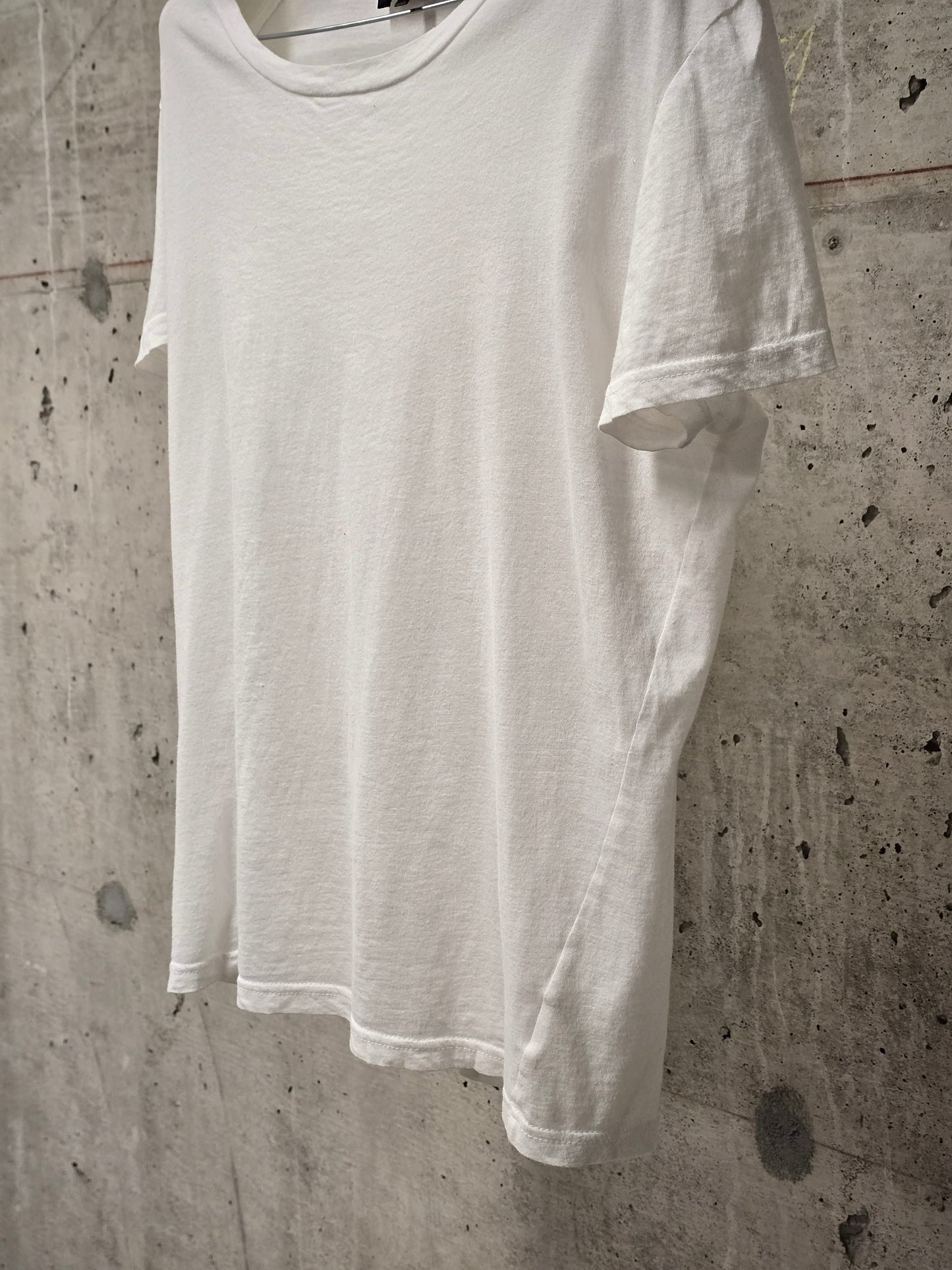 VERONIQUE BRANQUINHO Early 00s White Crewneck Boxy T-Shirt