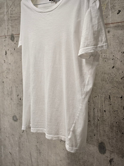 VERONIQUE BRANQUINHO Early 00s White Crewneck Boxy T-Shirt
