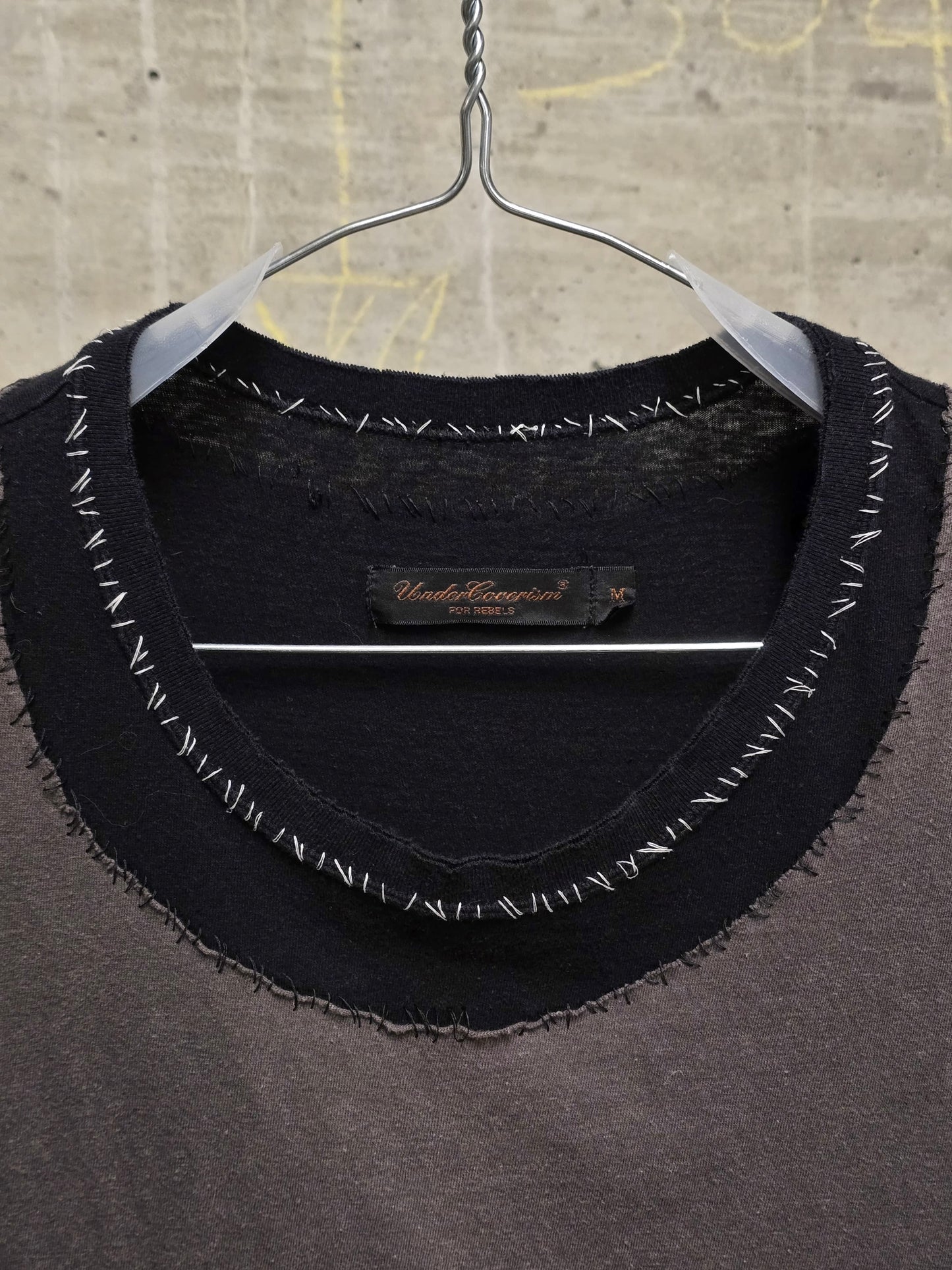 Undercover SS03 "SCAB" Double Layered 3/4 Sleeve T-Shirt