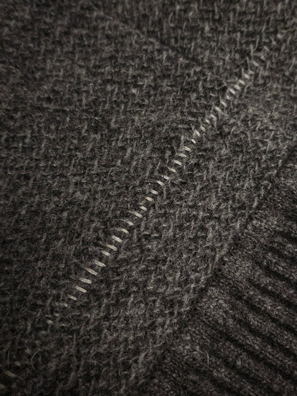 Taichi Murakami AW16-17 Grey Wool Ramie Knit Sweater