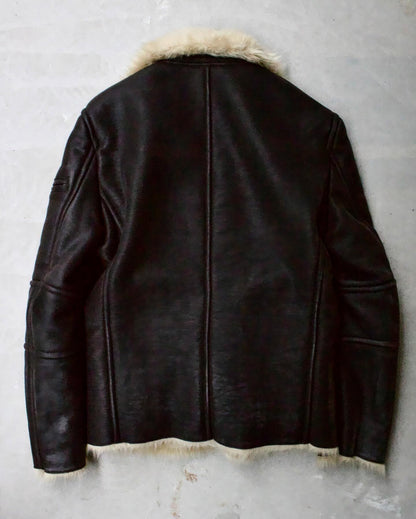 D.K.F Yoshiyuki ‘Don’ Konishi Early 00s Shearling Leather Jacket