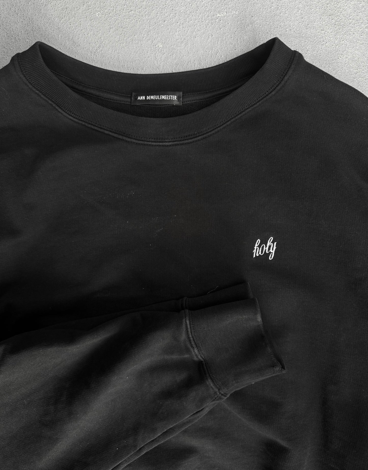Ann Demeulemeester AW21 'Holy' Oversized Crewneck Jumper