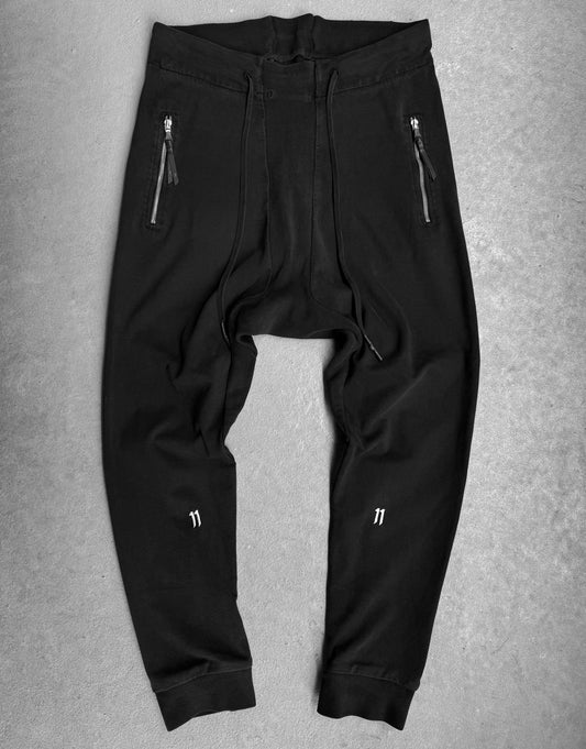 11 by Boris Bidjan Saberi SS23 ‘P13-BC’ Cotton Drop-crotch Sweatpants