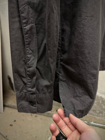 SILENT by DAMIR DOMA 2010s Olive Grey Classic Button-up Shirt