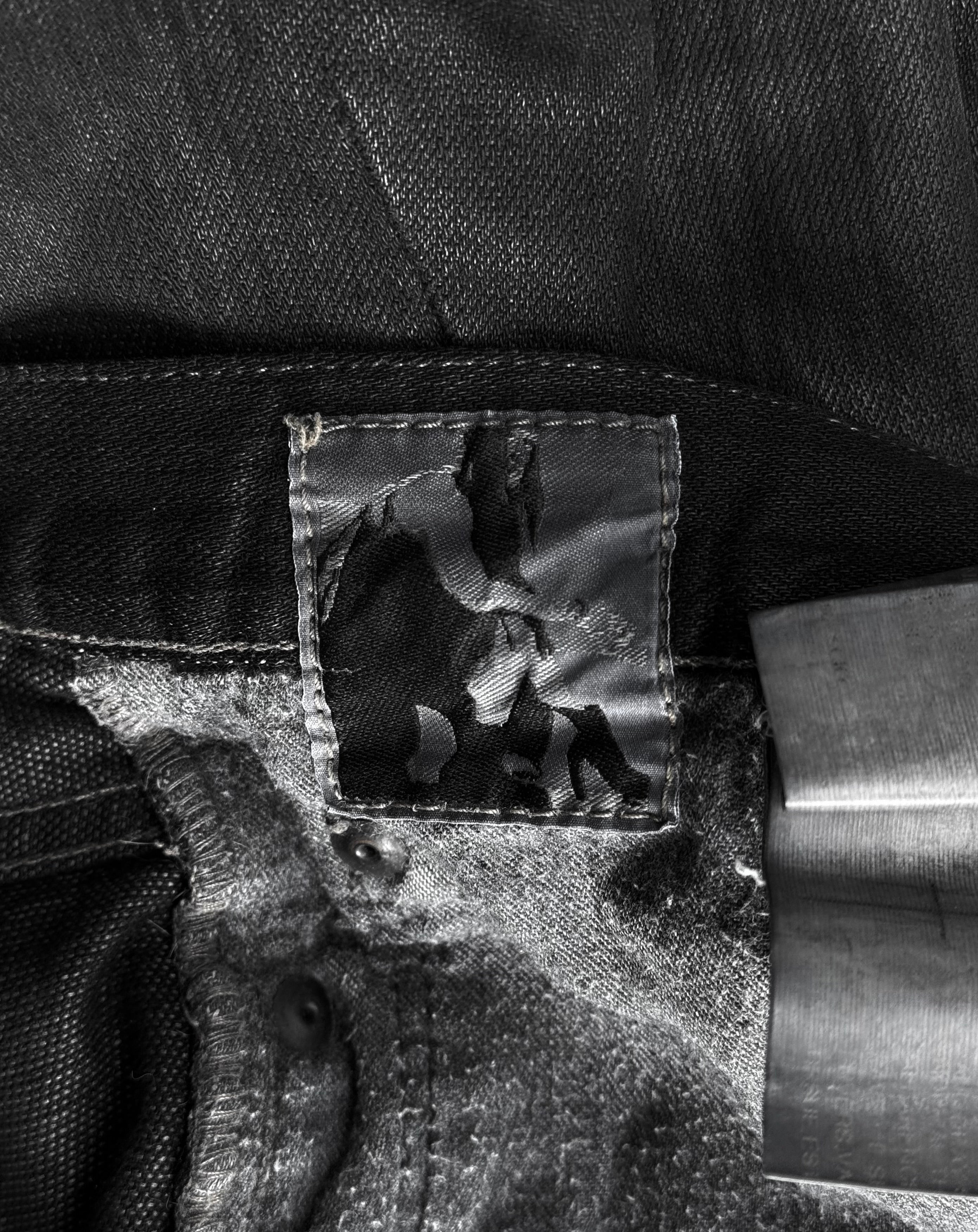 Rick Owens AW11 Black Light-waxed Skinny Denim | DRIEW