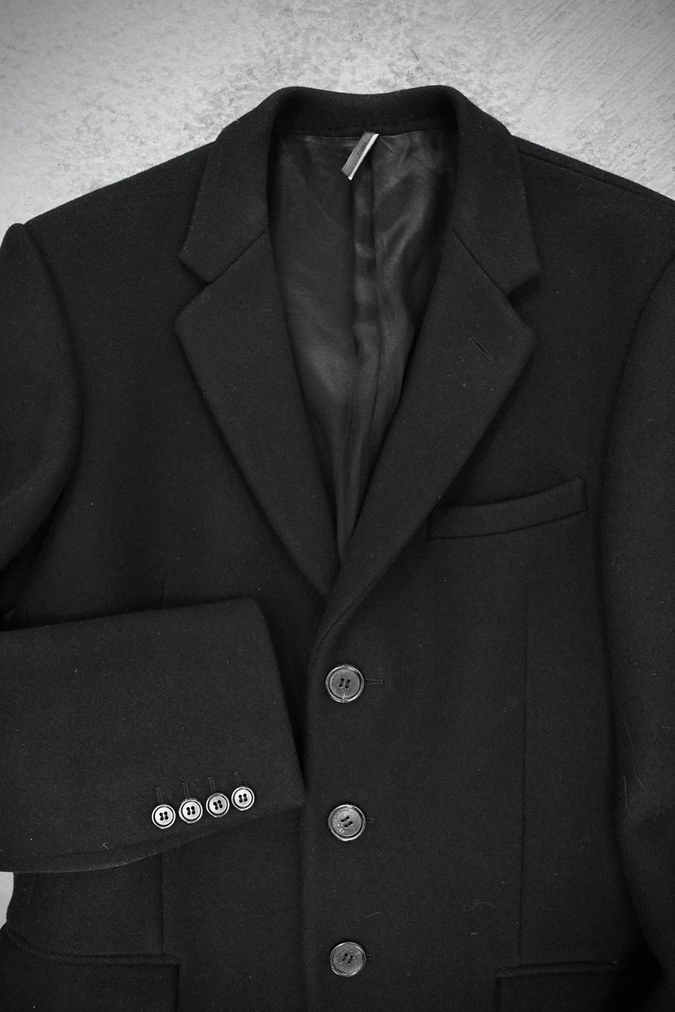 DIOR HOMME AW07 Classic Tailored Heavy Wool Coat | DRIEW