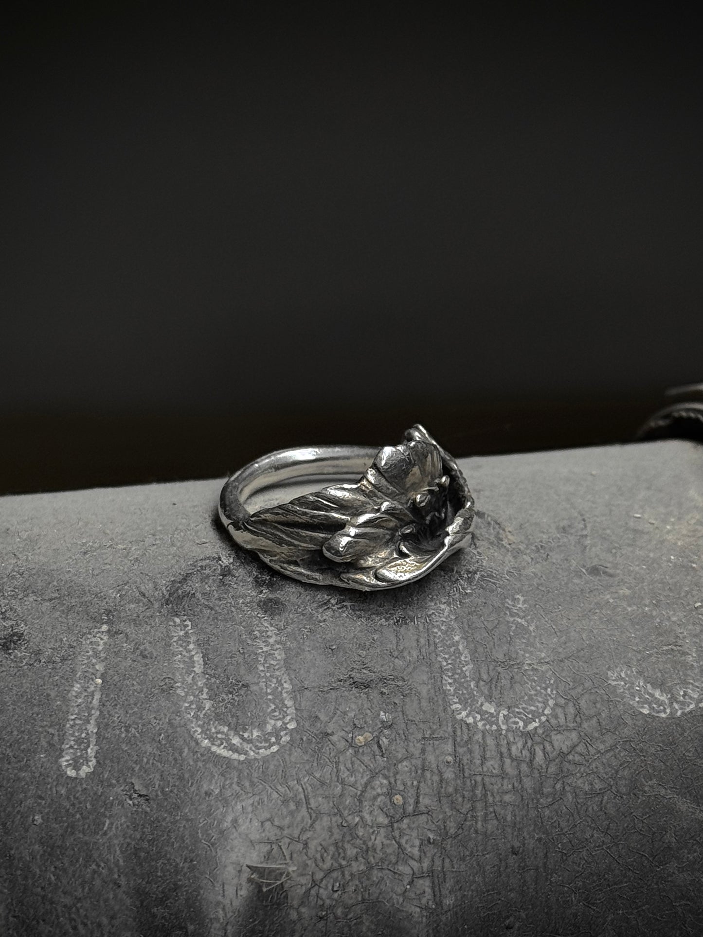WERKSTATT:MÜNCHEN Early 00s .925 Silver Eagle Wing Ring (Discontinued) | Archive Fashion Toronto