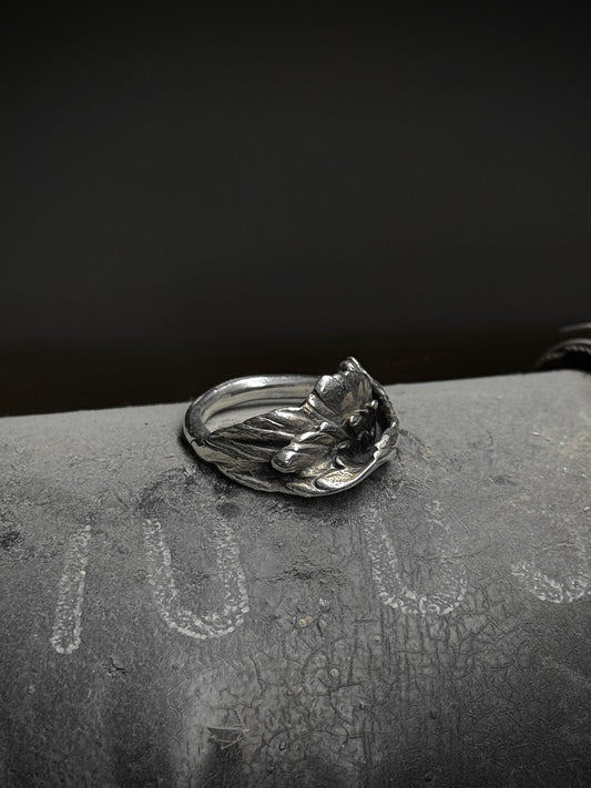 WERKSTATT:MÜNCHEN Early 00s .925 Silver Eagle Wing Ring (Discontinued) | Archive Fashion Toronto