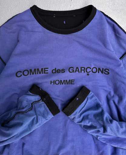 COMME des GARÇONS HOMME SS02 Reversible Logo Long-sleeves