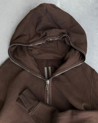 Rick Owens DRKSHDW AW24 "PORTERVILLE" TERRA Gimp Hoodie