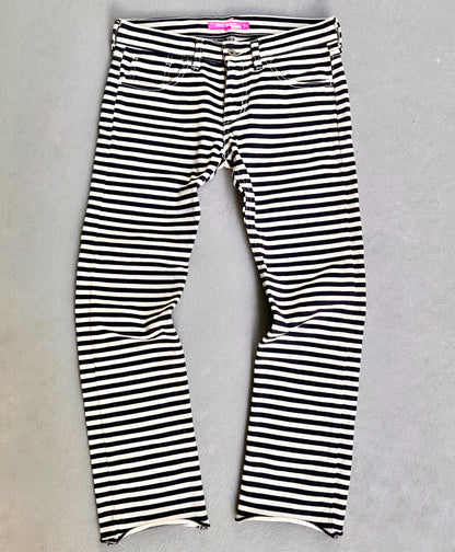 Junya Watanabe AW02 Heavyweight Cotton “Prisoner” Stripe Pants