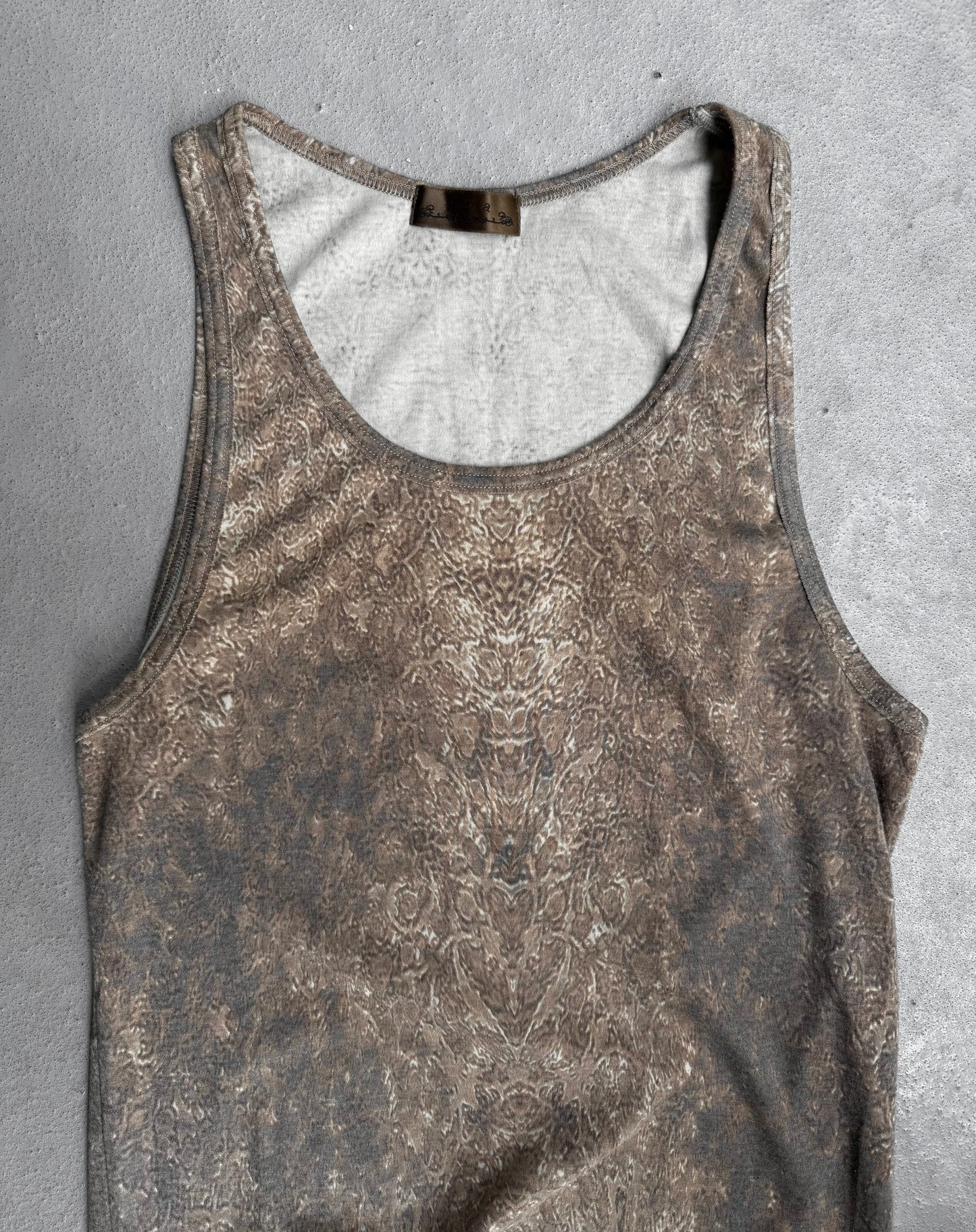 G.O.A Early 00s Psychedelic Print Tank Top