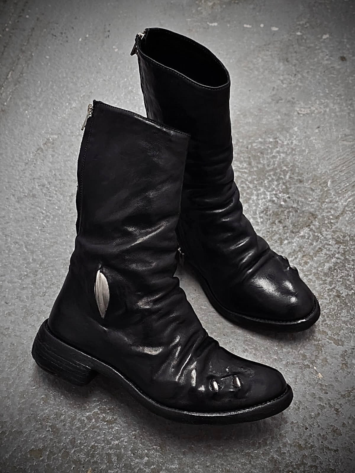 Carol Christian Poell Prosthetic Tornado Zip Boots | DRIEW