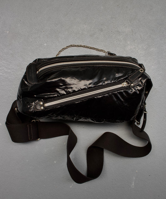 Katherine Hamnett Early 00s Multi-zip Side Bag