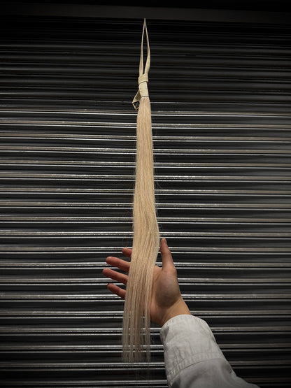 Carol Christian Poell SS06 "U-Turn" 'AM/2028 HAAR/2A’ Blonde Human Hair Tie | Archive Fashion Toronto