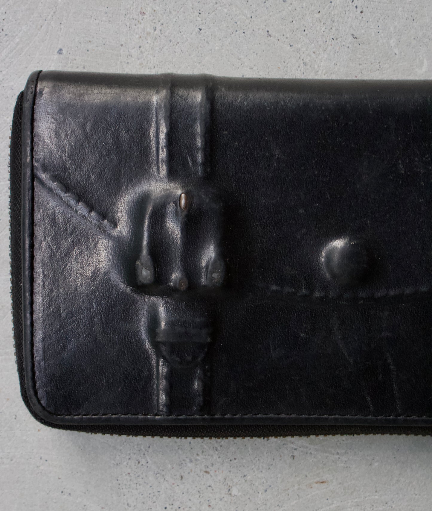 Mihara Yasuhiro Early 00s “Invisible” Long Leather Wallet
