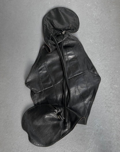 MiharaYasuhiro x Jas M.B SS09 ‘Boston’ Tornado Zip Black Cowhide Leather Duffle Bag