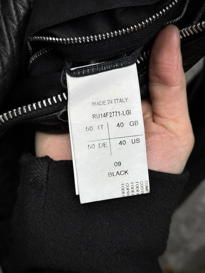 Rick Owens AW14 "MOODY" Lamb Leather MA-1 Bomber Jacket