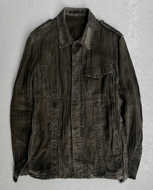 Y’s by Yohji Yamamoto SS07 Garment-Dyed Military Shirt