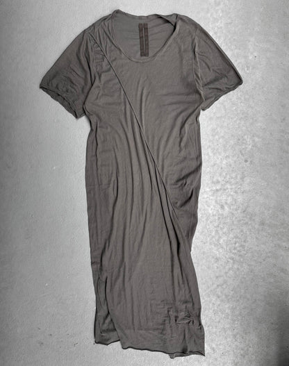 Gray t-shirt on a textured gray background