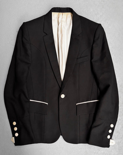 Number (N)ine SS09 “Lonesome Heroes” Pleated Wool Blazer