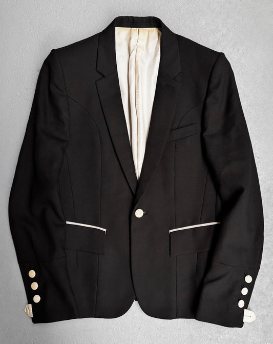 Number (N)ine SS09 “Lonesome Heroes” Pleated Wool Blazer