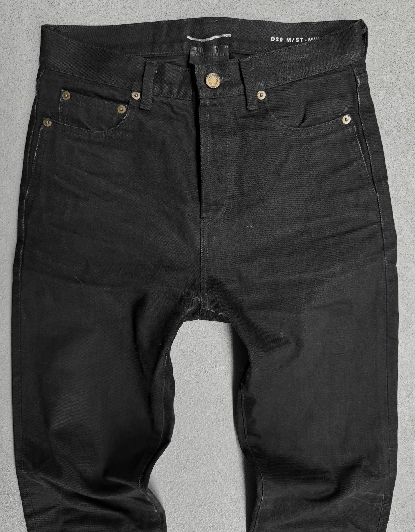 Saint Laurent Paris AW19 'D20' Japanese Selvedge Straight Denim