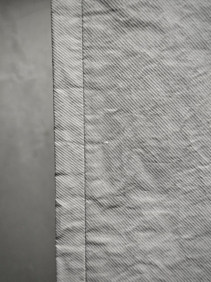 Rick Owens SS19 "BABEL" OYSTER Coated 'Bolans' Crop Pants