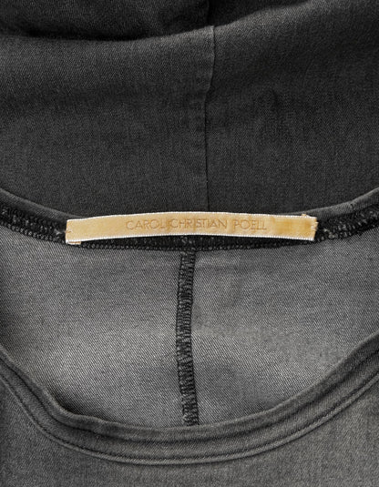 Carol Christian Poell SS01 'P01/0080' Acid Washed Crewneck Long-sleeves
