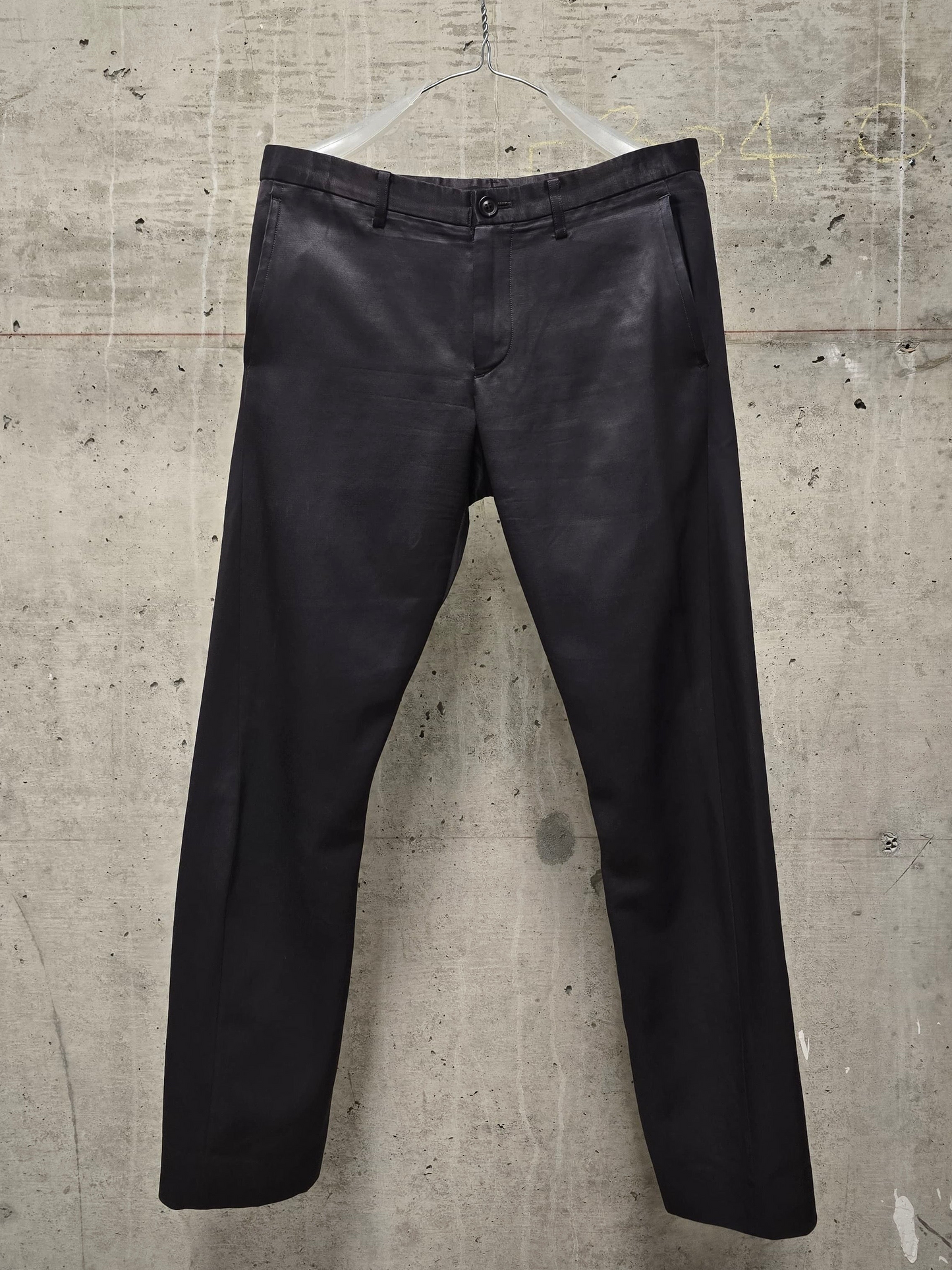 Julius_7 AW09 "CANON_2[protection_ism;]" Cotton Cupro Jersey Pants