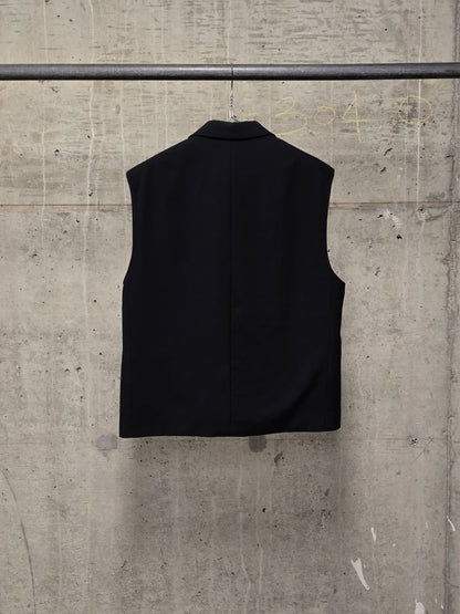Number (N)ine Wool AW06 "NOIR" Four Leaf Clover Patch Double Layered Bomber Blazer