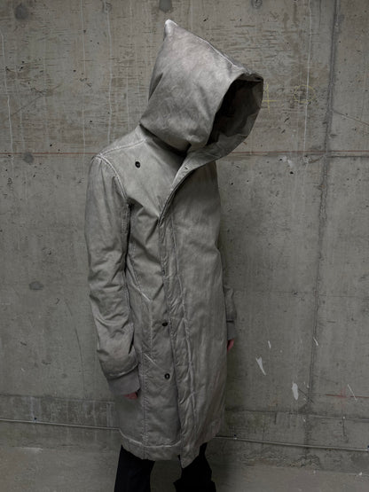 Rick Owens DRKSHDW AW10 "GLEAM" PEARL Hooded Padded Parka Coat