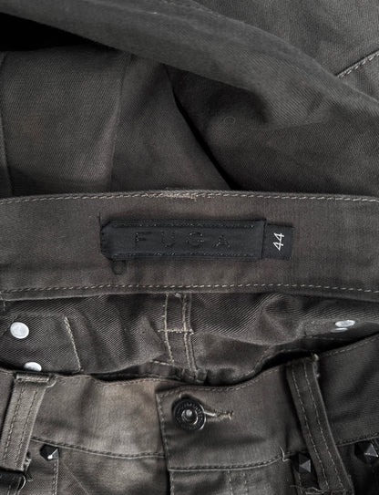 GOSTAR DE FUGA Early 00s Khaki Bootcut Flare Cargo Pants